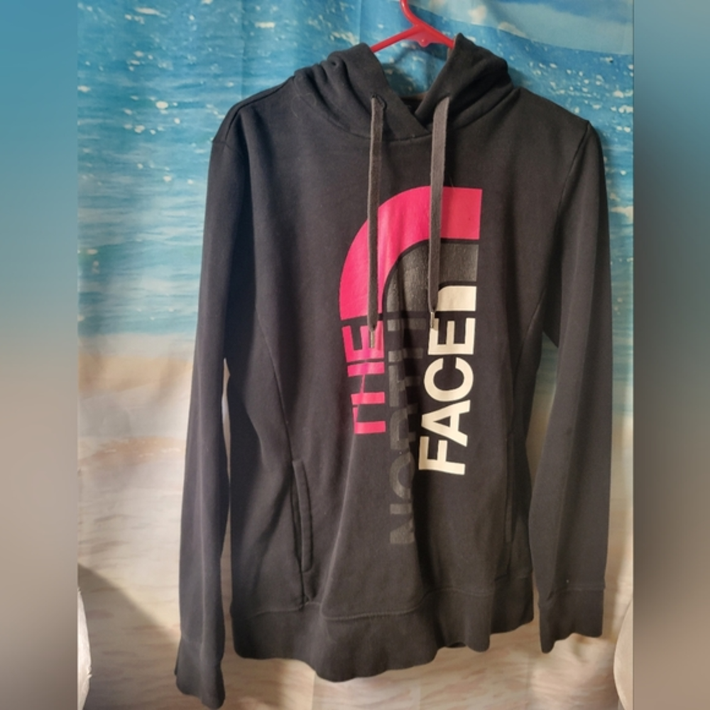 The North Face Women's Black Hoodie Sweatshirt‎ Size Large